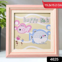 Creative Solid Wooden Photo Frame (15.2cmx15.2cm / 1Pc) - Justgrabit Inc.