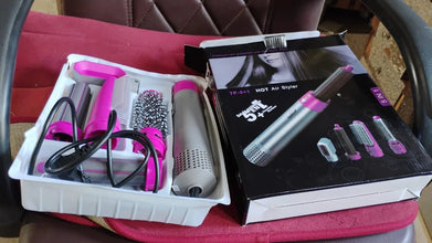 5 In 1 Hair Dryer Brush, Multifunctional Hot Air Styler Hair Tools - Justgrabit Inc.