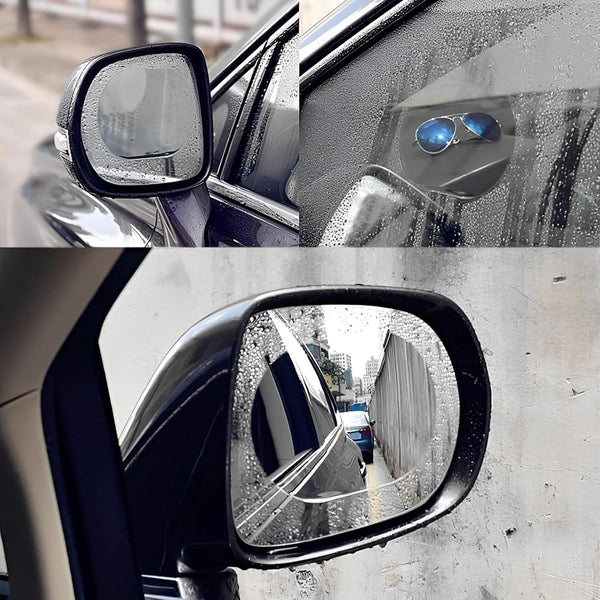Anti - Fog & Anti - Scratch Rearview Mirror Film – HD Protective Sticker (1 Pc) - justgrabit.in | Just Grab It
