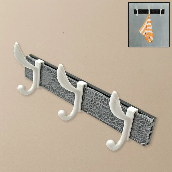 Wall Mounted Coat Hanger Rack – 6 Hooks for Clothes, Jackets & Hats - Justgrabit Inc.