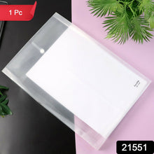Mix Design Transparent Document Folder – A4 Size Clear File Protector (1 Pc) - justgrabit.in | Just Grab It