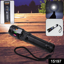 Led Torch High Lumens Fast Charging Flashlight / Torch with Far & Near Zoom (1 Pc) - Justgrabit Inc.