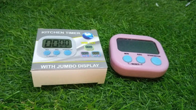 Digital Kitchen Timer Clear Big Digits 0 - 99 Min for Cooking Office Clock - justgrabit.in | Just Grab It