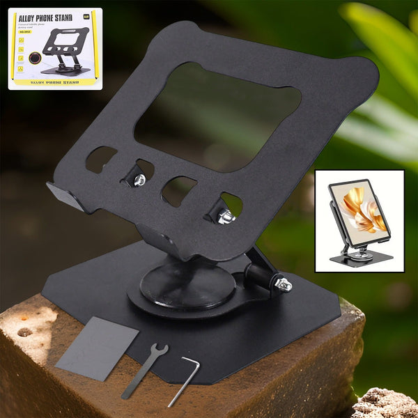 Aluminium Alloy 360°Rotating Bracket, Adjustable Stand (1 Pc) - justgrabit.in | Just Grab It