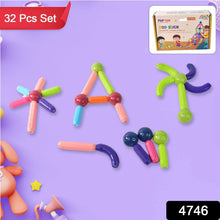 Magnetic Sticks Building Blocks Learning Toy for Kids (32 Pc) - Justgrabit Inc.