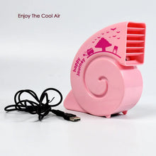 Cute USB Mini Fan: Bright, Quiet & Portable for Your Desk (Battery Not Included) - Justgrabit Inc.