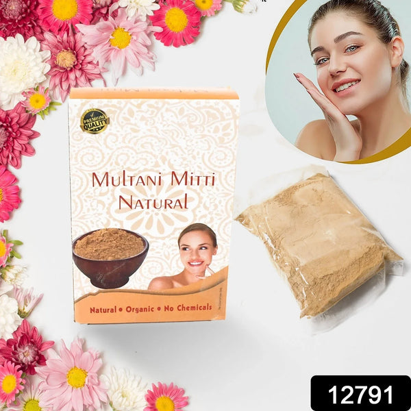 80gram Herbal Tan Removing Multani Mitti Face Pack For Skin Care Age Group - Justgrabit Inc.