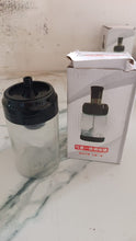 Clear Glass Spice Jar with Integrated Spoon & Airtight Lid (250ml Approx) - justgrabit.in | Just Grab It
