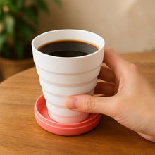 Portable Travelling Cup / Tumbler With Lid Folding / Pocket Glass (Pack of 1) - Justgrabit Inc.