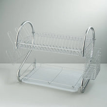 STAINLESS STEEL RECTANGLE DISH DRAINER RACK / BASKET WITH DRIP TRAY - justgrabit.in | Just Grab It
