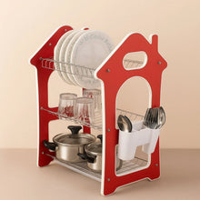 Dish Rack for Kitchen 3 Layer Dish Drainer Rack Stainless Steel Crockery Holder Cutlery Plate Holder Glass Utensils Storage Organize - justgrabit.in | Just Grab It