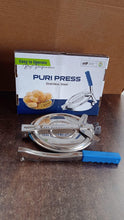 PURI PRESS MAKER - STAINLESS STEEL PURI MAKER PRESS MACHINE - ROTI CHAPATI PRESSER FOR HOME - KHAKHRA - PURI MAKER PRESS MACHINE WITH HANDLE, MANUAL PURI MAKER (MEDIUM) - justgrabit.in | Just Grab It