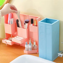 Multi - Purpose Pen Holder, Foldable Magnetic Kawaii Desk Pen Holder Pencil Makeup Storage Box Desktop Organizer Stand Case School Office Stationery - justgrabit.in | Just Grab It