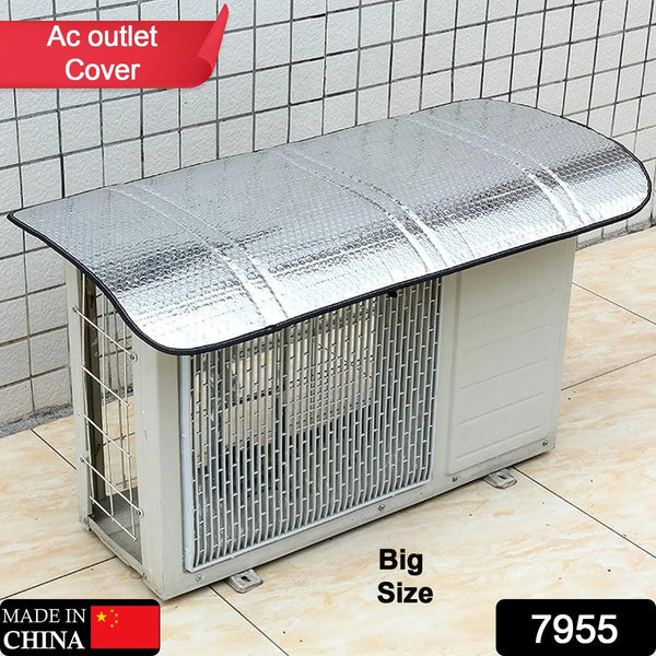 Air Conditioner Outdoor Unit Cover, Outdoor Unit Protective Cover, Aluminum Foil Material, Sun, Rain, Snow, Wind, Dust, Protects Outdoor Units Cover (Big) - justgrabit.in | Just Grab It