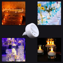 Set of 12 Flameless Floating Candles Battery Operated Tea Lights Tealight Candle - Decorative, Wedding, Diwali - Justgrabit Inc.