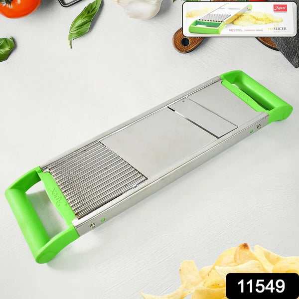 Apex Stainless Steel Vegetable Slicer (2 - in - 1) - Justgrabit Inc.
