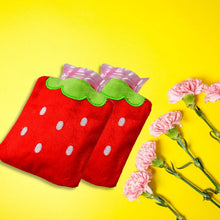 Strawberry Design Relief: Mini Hot Water Bag for Neck & Shoulders - Justgrabit Inc.