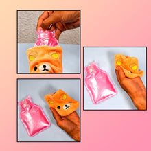 Warm Hug from a Panda: Orange Panda Hot Water Bag for Pain Relief - justgrabit.in | Just Grab It