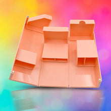 Multi - Purpose Pen Holder, Foldable Magnetic Kawaii Desk Pen Holder Pencil Makeup Storage Box Desktop Organizer Stand Case School Office Stationery - justgrabit.in | Just Grab It