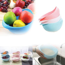 Kitchen Plastic big Rice Bowl Strainer Perfect Size for Storing and Straining - Justgrabit Inc.