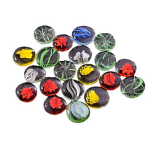 Glass Gem Stone, Flat Round Marbles Pebbles for Vase Fillers, Attractive pebbles for Aquarium Fish Tank. - Justgrabit Inc.