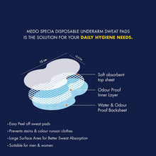 Underarms Sweat Pads Disposable Highly Absorbent Pads Cotton (Pack of 10) - justgrabit.in | Just Grab It