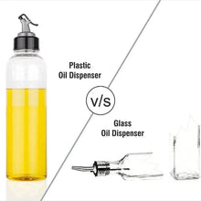 1ltr Plastic Oil Dispenser With Lid - Clear, Drip Free Spout, Controlled Use. - Justgrabit Inc.