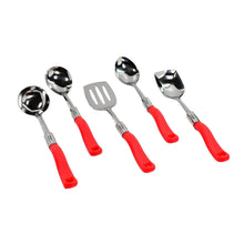 Stainless Steel Serving Spoon Set 5 pcs. - Justgrabit Inc.