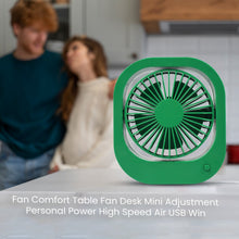 Portable USB Fan Rechargeable 2 - Speed 180° Rotating Quiet Personal Fan - justgrabit.in | Just Grab It