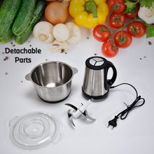 STAINLESS STEEL ELECTRIC MEAT GRINDERS WITH BOWL (2L, 250WATTS) - justgrabit.in | Just Grab It
