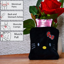 Black Small Hot Water Bag with Cover – Pain Relief & Warmer - Justgrabit Inc.