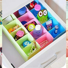 5 Compartments Socks / Handkerchief / Underwear Storage Box Socks Drawer Closet Organizer Storage Boxes (pack of 2) - Justgrabit Inc.