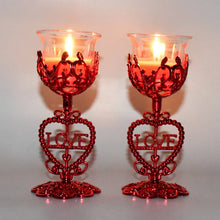 Tea Lights Holder Candle Stand, Diwali (2 Pc Set) - Justgrabit Inc.