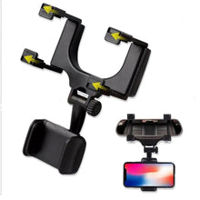Rear View Mobile Holder Universal Vehicle Rear View Mirror Mobile phone Mount Stand - Justgrabit Inc.