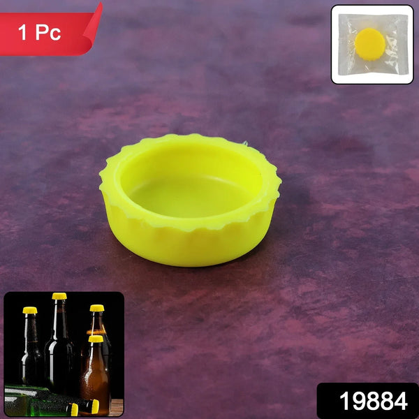 Reusable Silicone Bottle Cap Cover - (1 Pc) - justgrabit.in | Just Grab It