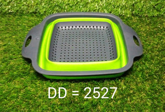 Silicone Square Plastic Folding Collapsible Durable Kitchen Sink Dish Rack - Justgrabit Inc.