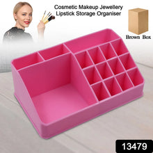 Makeup Organiser Cosmetic Makeup Lipstick Storage Box with Drawer Plastic Case Holder Skin Care Products (1 Pc) - justgrabit.in | Just Grab It