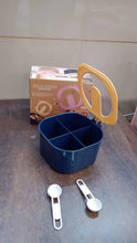 Fancy 4 - Section Masala Box for Kitchen Storage (Spice Container) - Justgrabit Inc.