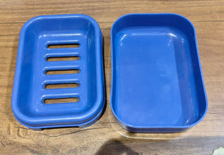 Premium Quality Rectangular Blue Plastic Soap Case (1 Pc) - justgrabit.in | Just Grab It