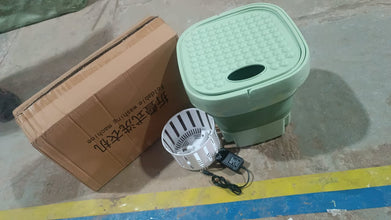 Portable Washing Machine, Foldable Washer and Dryer Combo (1 Set / Mix Color) - justgrabit.in | Just Grab It