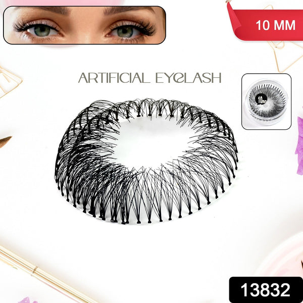 Artificial / Fake Eyelash Extensions Natural & Lightweight (1 Pc / 10 Mm) - justgrabit.in | Just Grab It