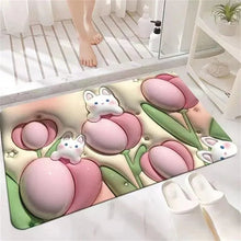 Stone Bath Mat Non Slip Anti Mould 3D Absorbent Bath Mats for Bathroom Stone Bath Mat Quick Dry Shower Mat (60X39CM) - justgrabit.in | Just Grab It