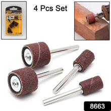 Sanding Band Drum Sleeves Mandrels for Dremel Rotary Tool (4 Pcs Set) - justgrabit.in | Just Grab It