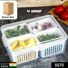 Fridge Storage Box – Freezer & Kitchen Organizer for Vegetables & Food (1 Pc) - Justgrabit Inc.
