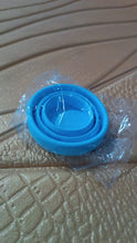 Round Silicone Foldable Glass, Foldable Travel Mug Without Lid (1 Pc) - justgrabit.in | Just Grab It