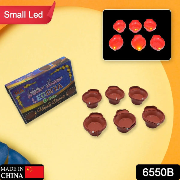 Water Sensor Diyas for Diwali Decoration | Diyas for Home Decoration| Diwali Decoration Items for Home Decor Diyas | Diwali LED Diyas Candle with Water Sensing Technology E - Diya, Diwali (6Pc Set) - justgrabit.in | Just Grab It