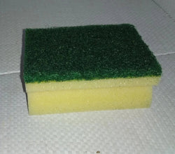 Scrub Sponge 2 in 1 Pad for Kitchen, Sink, Bathroom Cleaning Scrubber - Justgrabit Inc.