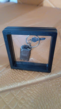 Suitcase Shape Nail Clipper Keychain Key & 3D Floating Frame Display Case (1 Set) - justgrabit.in | Just Grab It