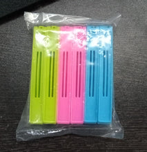 Plastic Snack Bag Clip Sealer Set (18 Pcs, Multicolour) - justgrabit.in | Just Grab It