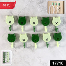 Self Adhesive Round Wall Hooks (10 Pc) - justgrabit.in | Just Grab It